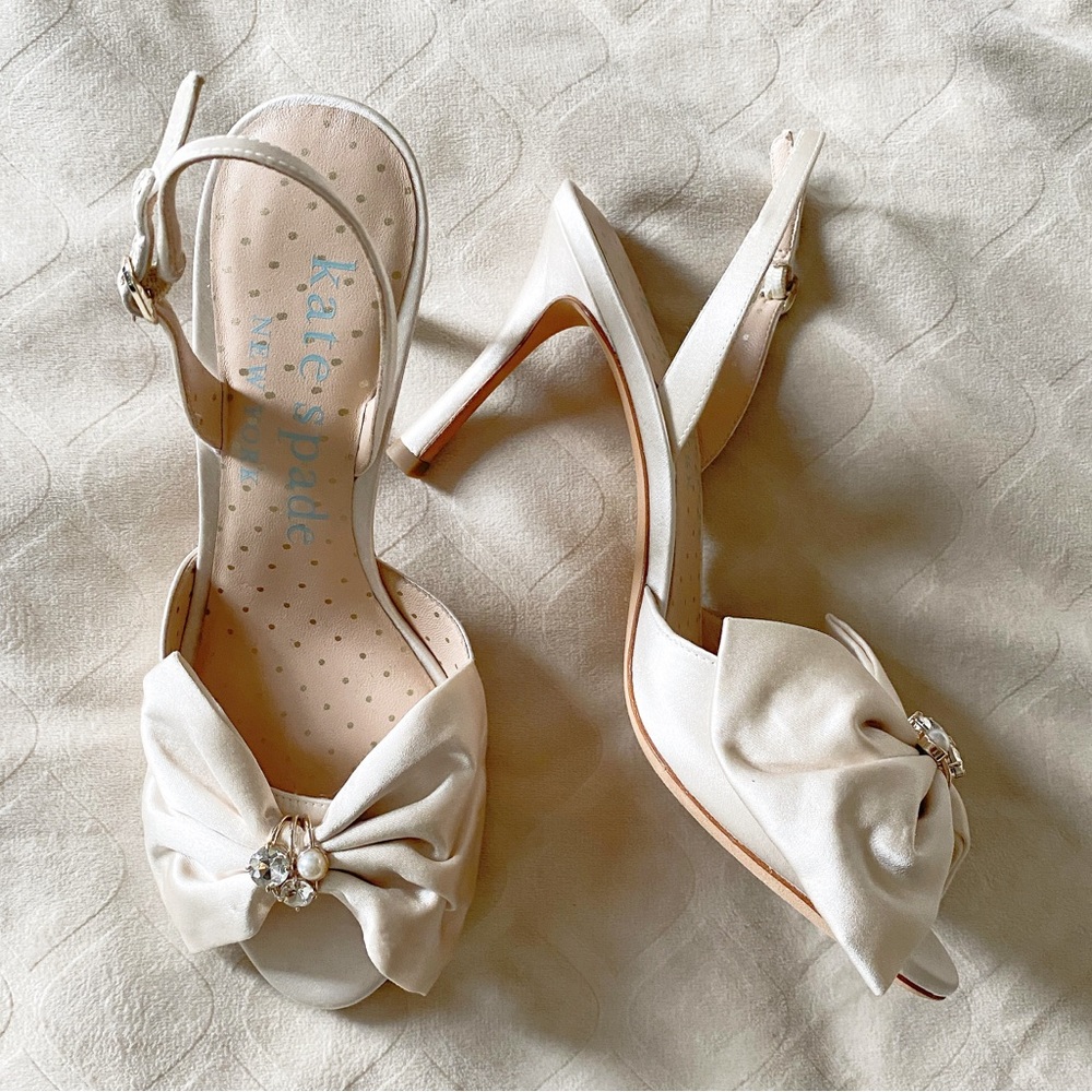 Kate Spade New York Happily Slingback Pumps SIZE 8 (USED LIKE NEW)